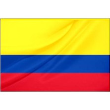 Rekbay Kolombiya Ülke Bayrağı Parlak Kumaş 70 x 105 cm