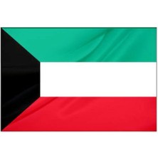 Rekbay Kuveyt Ülke Bayrağı Parlak Kumaş 70 x 105 cm