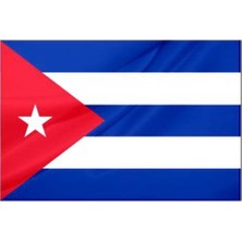 Rekbay Küba Ülke Bayrağı Parlak Kumaş 70 x 105 cm