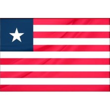 Rekbay Liberya Ülke Bayrağı Parlak Kumaş 70 x 105 cm