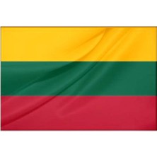 Rekbay Litvanya Ülke Bayrağı Parlak Kumaş 70 x 105 cm