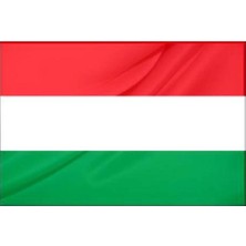 Rekbay Macaristan Ülke Bayrağı Parlak Kumaş 70 x 105 cm