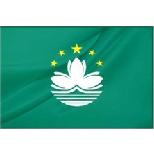 Rekbay Makao Ülke Bayrağı Parlak Kumaş 100 x 150 cm