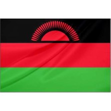 Rekbay Malavi Ülke Bayrağı Parlak Kumaş 70 x 105 cm