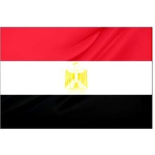 Rekbay Mısır Ülke Bayrağı Parlak Kumaş 70 x 105 cm