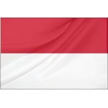 Rekbay Monako Ülke Bayrağı Parlak Kumaş 70 x 105 cm