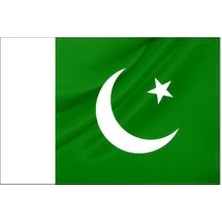 Rekbay Pakistan Ülke Bayrağı Parlak Kumaş 70 x 105 cm