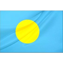 Rekbay Palau Ülke Bayrağı Parlak Kumaş 100 x 150 cm