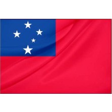 Rekbay Samoa Ülke Bayrağı Parlak Kumaş 70 x 105 cm