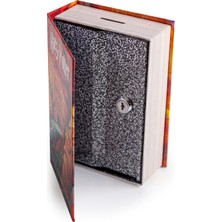 Gifi Kitap Görünümlü Kilitli Gizli Kasa Harry Potter Lisanslı Kumbara