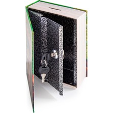 Gifi Kitap Görünümlü Kilitli Gizli Kasa Harry Potter Lisanslı Kumbara