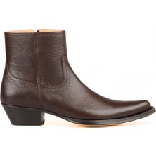 FootCourt Fermuarlı Düz Kovboy Bot