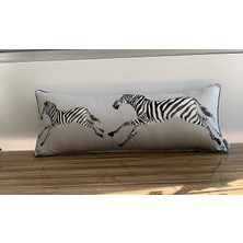 Kırlentim E712 Koşan Zebra Kırlent Kılıfı