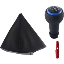 Moda Peugeot 308 Vites Körüğü ve Mavi Çerçeve Vites Topuzu