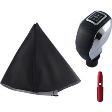 Moda Peugeot 308 Vites Körüğü ve Krom Spor Vites Topuzu Kapaklı