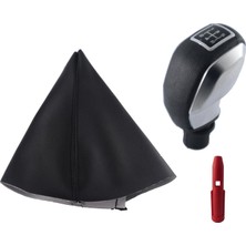 Moda Peugeot 307 Vites Körüğü ve Gri Spor Vites Topuzu Kapaklı