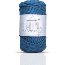 Makromecity Taranan Makrome İpi 3mm Kot Mavisi