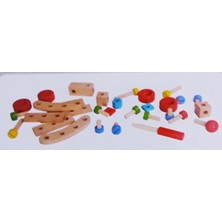 Wood Toys Ahşap Sök Tak Formula Araba ve Farklı Şekiller Yapma