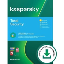 Kaspersky Total Security 2023  1 Cihaz  1 Yıl  Dijital Kod