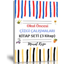 Enine Boyuna Eğitim Okul Öncesi Çizgi Çalışmaları Kitap Seti (3 Kitap)