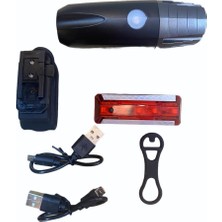 Forte Gt Bisiklet Işığı USB Şarjlı LED Ön Arka Set Xbyc 6117