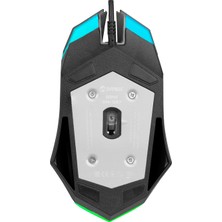 Everest SM-G97 Gank USB Rainbow Aydınlatmalı Mouse Siyah