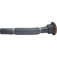 Arçe Rekorlu Körüklü Lavabo Sifonu 2 Adet Gri