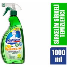 HighGenic Sirkelim Sirkeli Temizleyici ( Organik Limon Esanslı ) 1000 ml