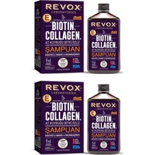 Revox Biotin ve Collagen - At Kuyruğu Bitki Özlü Şampuan 2'li Set