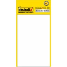 Ekstrafix Ofis Etiketi 120X75Mm Beyaz Q Sc-001B (10 Lu Paket)