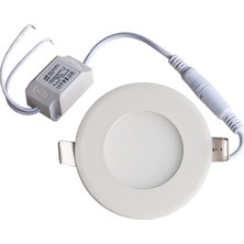 Helios Slim Sıva Altı LED Panel 3W Beyaz Işık LED Spot