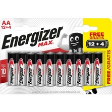 Energizer Max Alk Aa BP16 12+4