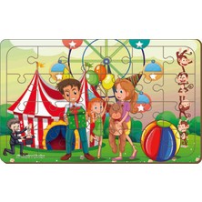 Maketçiniz 4 Adet 24 Parça Ahşap Puzzle Yapboz Set-6