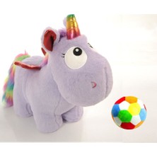 Sole Ithal 1. Kalite Peluş Kanatlı Unicorn 50 cm ve Çıngılaklı Sofft Top