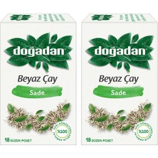 Doğadan Beyaz Çay 18’Li Bardak Poşet X 2 Adet