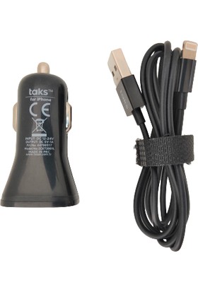 Taks Lıghtnıng USB Kablolu Araç Şarjı