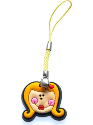 Hdmarketim Sevimli Kız Figürlü Çanta ve Anahtarlık Süsü