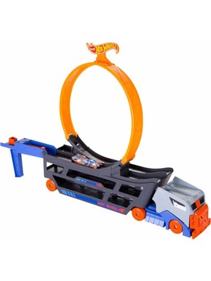 Hot Wheels Oyun Seti: Ayarlanabilir Rampalı Araç Taşıma ve Atlama Seti
