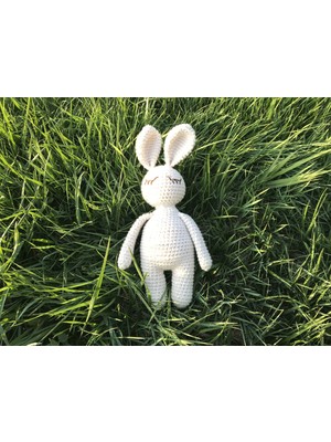 Naturaborn Natural Amigurumi El Örgüsü Oyuncak Uykucu Tavşan