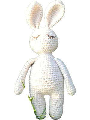 Naturaborn Natural Amigurumi El Örgüsü Oyuncak Uykucu Tavşan