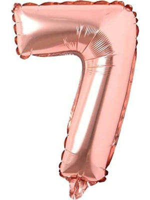 Rps Parti 7 Rakamı Bronze 100 cm Folyo Balon