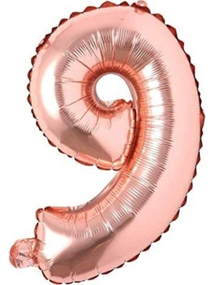 Rps Parti 9 Rakamı Bronze 100 cm Folyo Balon