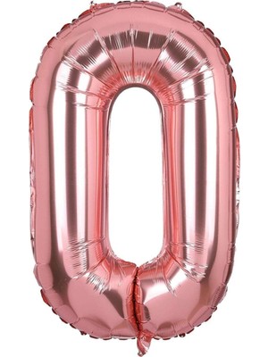 Rps Parti 0 Rakamı Bronze 100 cm Folyo Balon