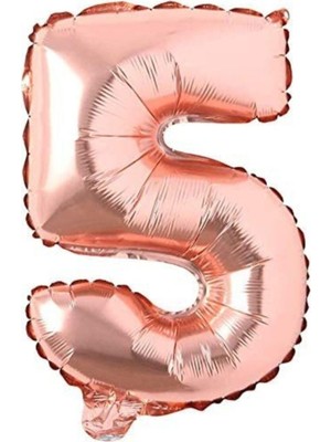 Rps Parti 5 Rakamı Bronze 100 cm Folyo Balon