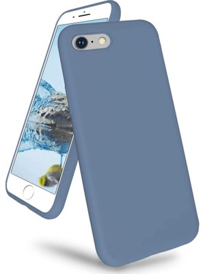 Bilişim Aksesuar Apple iPhone 6 Plus Kılıf Liquid Lansman Silikon Petrol Mavisi