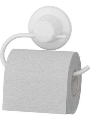 Teknotel Delme Vida Matkap Yok! Vakumlu Tuvalet Kağıtlık Beyaz DM239