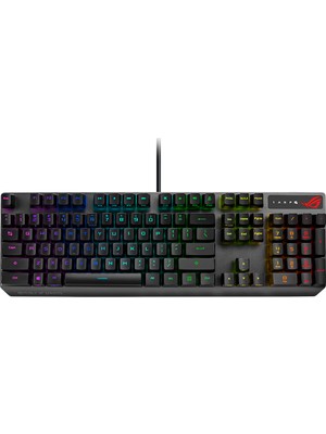 Asus ROG Strix Scope RX Red Switch 1ms IP57 Su Geçirmez ve Toza Dayanıklı RGB Türkçe Optik Kablolu Gizlilik Tuşlu Mekanik Gaming Klavye