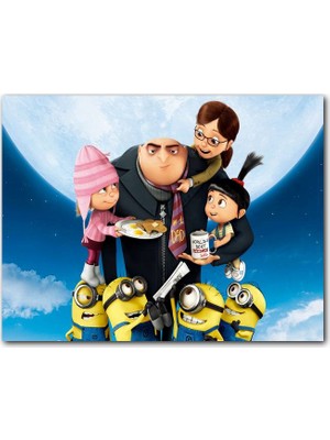 Caka Tablo Ahşap Tablo En Sevdiğim Kötü Adam Çizgi Film