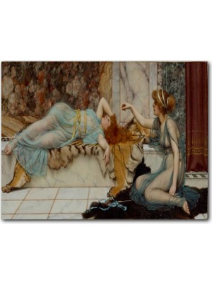 Caka Tablo Ahşap Tablo Haremde Istirahat Saati