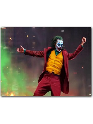 Caka Tablo Ahşap Tablo Joker Anime Karakter Posteri